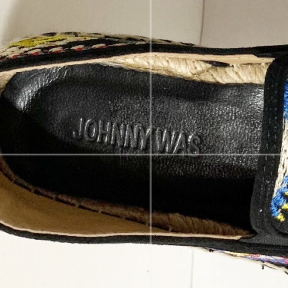 Johnny Was Boho Floral Embroidered Catopsia Jute Trimmed Slip On Espadrille Shoe - Picture 12 of 12